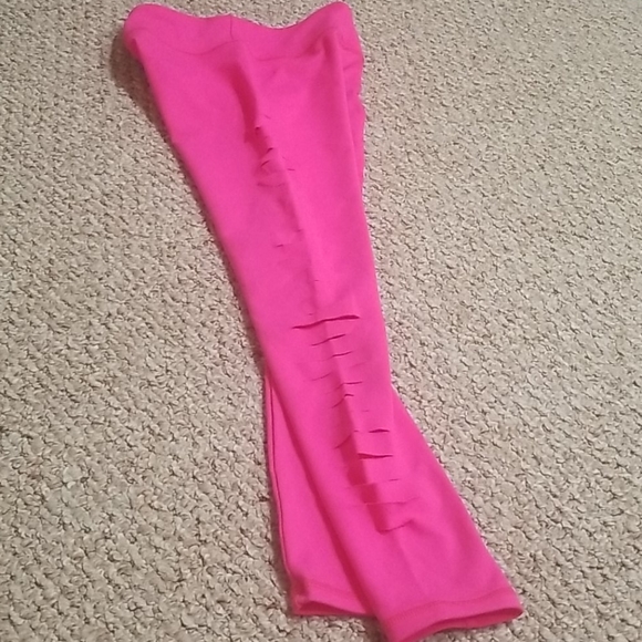•Jala Groove• Hot Pink Leggings size x-small - Picture 6 of 14